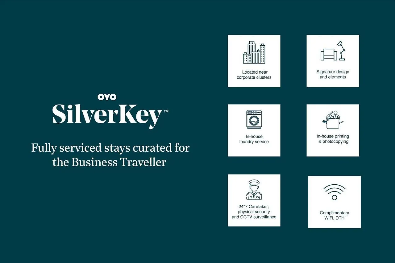 *** Hotel Silverkey Executive Stays 20016 Huda City Centre Gurgaon India